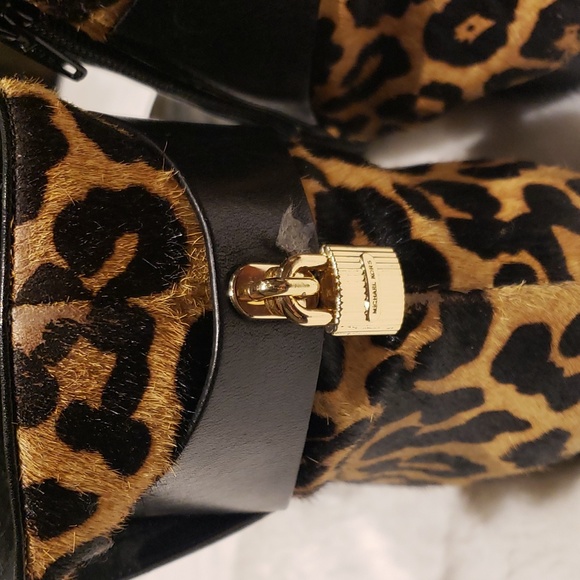 MICHAEL KORS 10 ANKLE BOOTS LEATHER - Picture 4 of 10